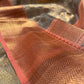 GREY COLOUR CHANDERI TISSUE HANDLOOM SAREE WITH CONTRAST BORDER & ZARI WEAVES