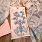 PEACH COLOUR JAMDANI DHAKAI COTTON UNSTITCHED SUIT EMBELLISHED WITH RESHAM WEAVES