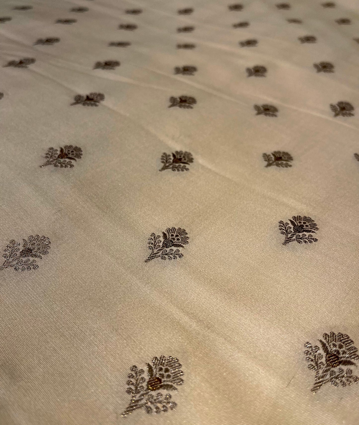 PASTEL YELLOW COLOUR BANARASI ART SILK UNSTITCHED CO-ORD SET EMBELLISHED WITH ZARI WOVEN BUTTI