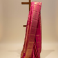 HOT PINK PURE KANJIVARAM SILK SAREE