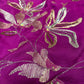 ( DELIVERY IN PURPLE COLOUR PURE CHIFFON HAND EMBROIDERED SAREE EMBELLISHED WITH AARI & SEQUINS WORK