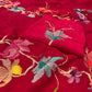 HOT PINK COLOUR PURE PLATINUM HAND EMBROIDERED CHIFFON SAREE EMBELLISHED WITH ZARI & RESHAM WORK ( DELIVERY IN 25-30 DAYS ) - Kothari Sons