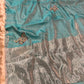 SKY BLUE COLOUR CHANDERI TISSUE HAND EMBROIDERED SAREE EMBELLISHED WITH SEQUINS & CUTDANA WORK