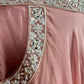 PINK COLOR ORGANZA CROP TOP WITH PLAZZO  EMBROIDERED & DUPATTA EMBELLISHED WITH PEARL, SEQUINS & CUTDANA WORK