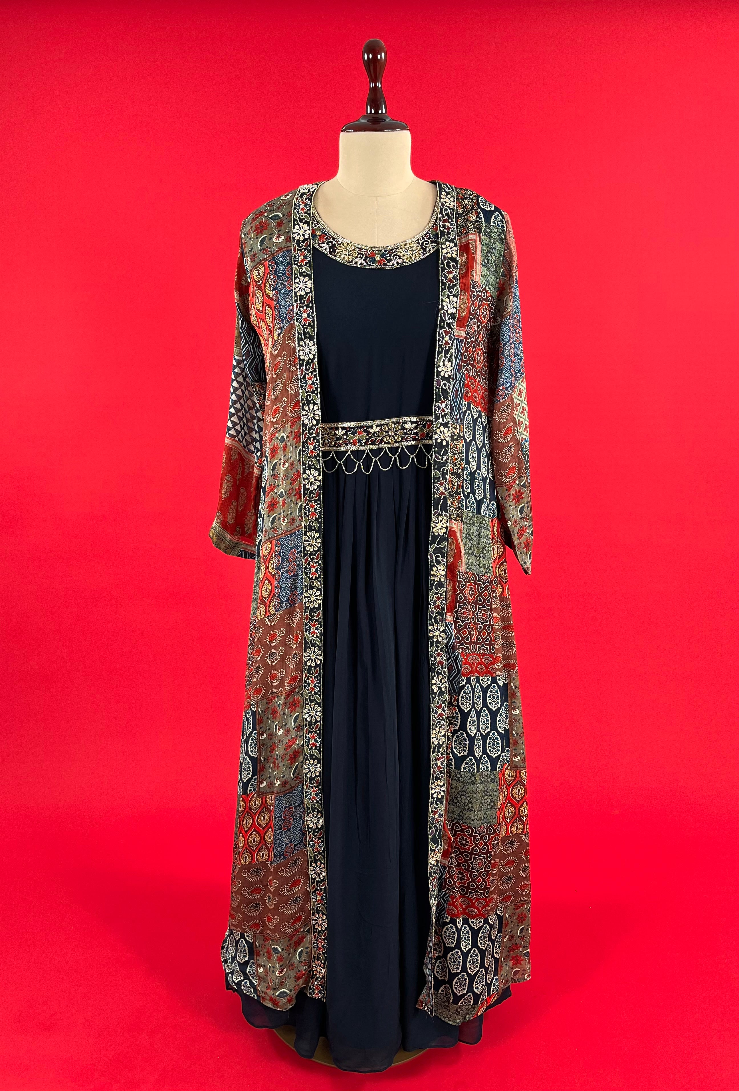 PARTYWEAR SHRUG LEHNGA CHOLI KOTI BLOUSE INDO WESTERN DRESS INDIAN  BOLLYWOOD NEW | eBay