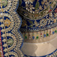 ROYAL BLUE COLOR EMBROIDRED BANARSI LEHNGA