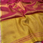 PINK COLOUR COTTON TISSUE GIFT SAREE