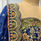 ROYAL BLUE COLOR EMBROIDRED BANARSI LEHNGA