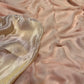(DELIVERY IN 20 to 25 DAYS)PEACH COLOUR CHIFFON SAREE WITH CREPE TISSUE UNSTITCHED BLOUSE - Kothari Sons