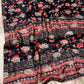 BLACK COLOUR DOLA SILK SAREE EMBELLISHED WITH ZARI BUTTA