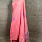 PINK COLOUR JAMDANI MUSLUN SAREE