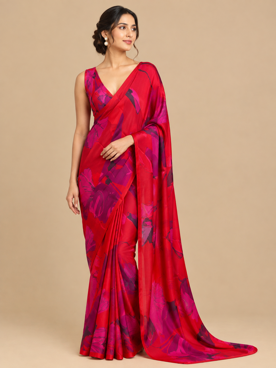 Printed Saree