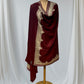 BURGUNDY COLOR PASHMINA SHAWL