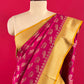 ( DELIVERY IN 20-25 DAYS ) HOT PINK COLOUR MUNGA SILK SAREE EMBELLISHED WITH ZARI WEAVES