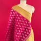 ( DELIVERY IN 20-25 DAYS ) HOT PINK COLOUR MUNGA SILK SAREE EMBELLISHED WITH ZARI WEAVES