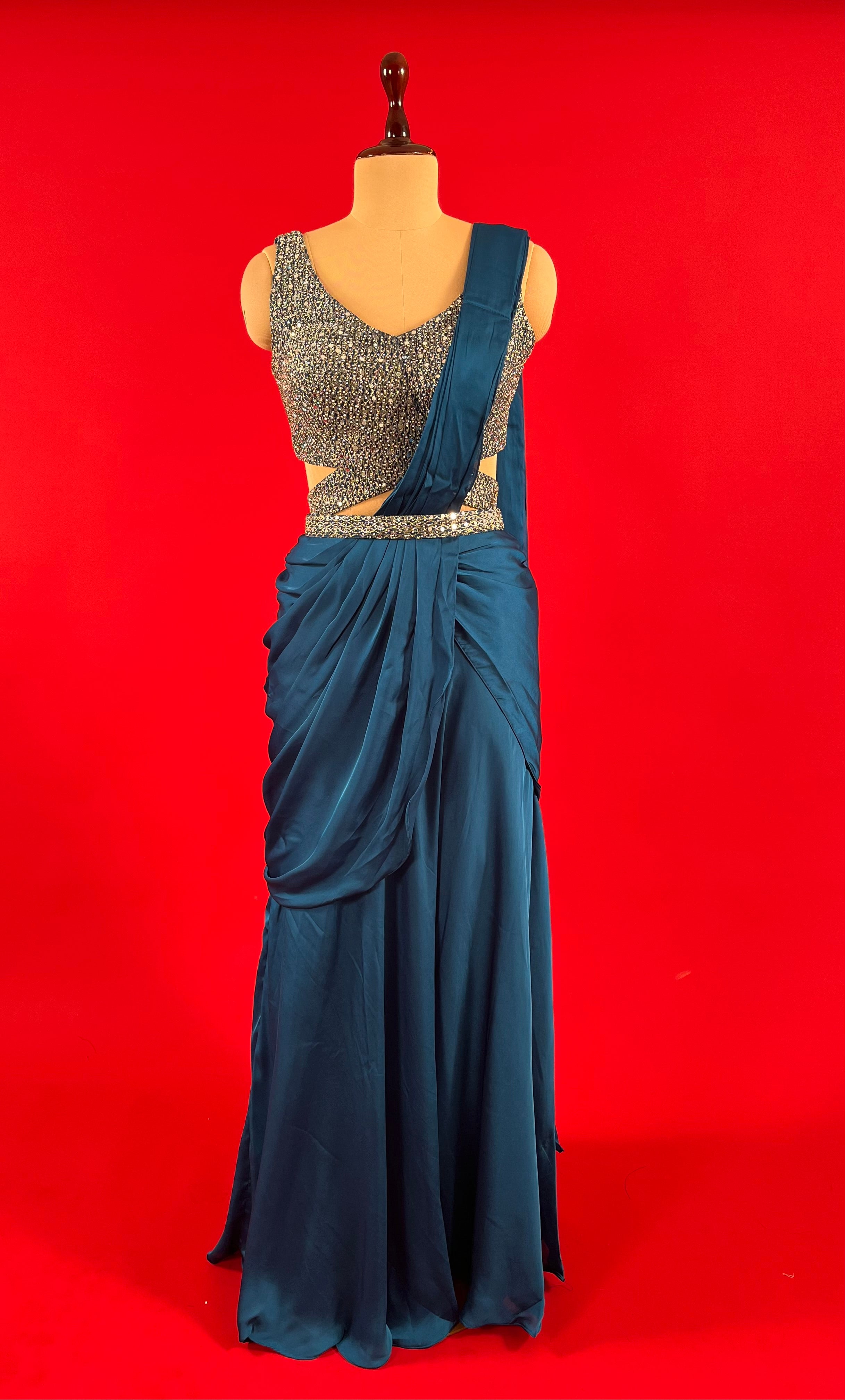 Silk skirt outlet draping