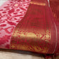 BEIGE COLOUR MUSLIN COTTON IKAT WEAVE SAREE