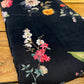 BLACK COLOUR PLANT BASED CREPE SILK PRINTED SAREE WITH UNSTITCHED BLOUSE