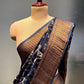 BLUE COLOUR COTTON SILK SAREE EMBELLISHED WITH ZARI BORDER