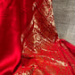 RED COLOUR MODAL SILK ZARI PALLU SAREE