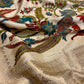 IVORY KALAMKARI KANJIVARAM SAREE WITH EMBROIDERY