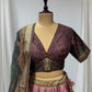 MULTI COLOUR SILK PRINTED LEHENGA WITH READYMADE BLOUSE