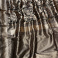 BLACK COLOUR PURE SILK BROCADE SAREE EMBELLISHED WITH ZARI WEAVES