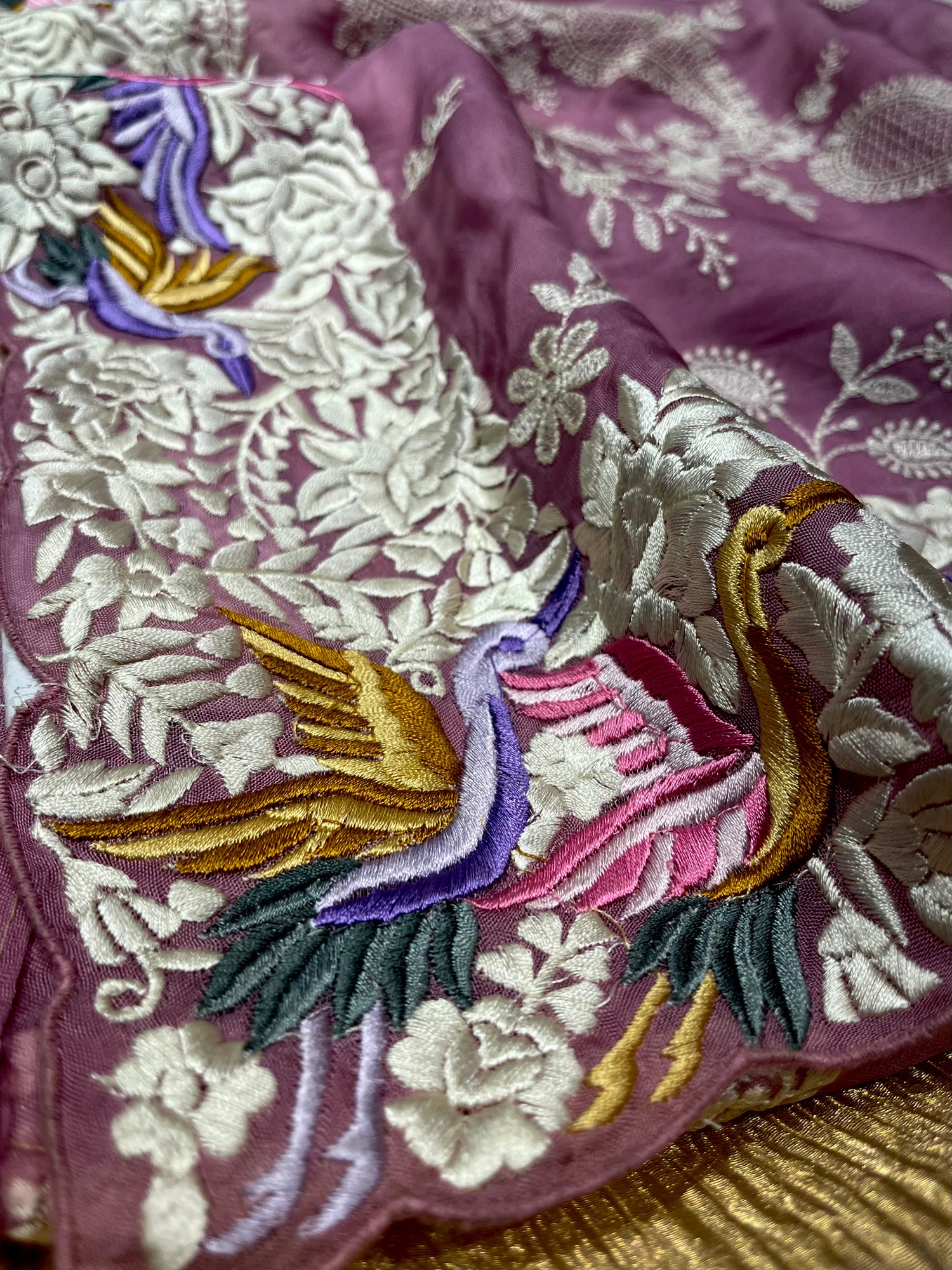 Embroidered saree