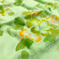 MINT GREEN HAND-PAINTED CHIFFON SAREE WITHOUT BLOUSE( DELIVERY IN 25 DAYS )