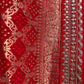 ( DELIVERY IN 20 DAYS) RED COLOR SILK EMBROIDERED LEHENGA WITH GHARCHOLA DUPATTA EMBELLISHED WITH ZARI & SEQUINS WORK