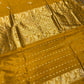 YELLOW COLOUR PURE KATAN SILK SAREE EMBELLISHED WITH ZARI WEAVES