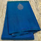 BLUE COLOR PURE  KANJIVARAM SILK SAREE EMBELLISHED WITH ZARI WEAVES