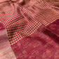 MAROON COLOUR PURE MUNGA SILK PRINTED SAREE