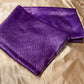 PURPLE COLOUR PURE BANARASI SILK ZIG-ZAG PATTERN SAREE EMBELLISHED WITH ZARI WEAVES