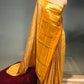 MUSTARD COLOUR MODAL SILK ZIG ZAG PATTERN SAREE