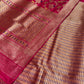 RANI COLOUR PURE BANARASI KATAN SILK SAREE EMBELLISHED WITH ZARI WEAVES