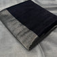 BLACK & SILVER STRIPED CHANDERI TISSUE SAREE WITH MATCHING BLOUSE - Kothari Sons