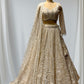 IVORY COLOR SEQUINS EMBROIDERED LEHENGA