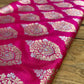 MAGENTA COLOUR PURE BANARASI HANDLOOM SILK BANARASI SAREE EMBELLISHED WITH ZARI WEAVES - Kothari Sons