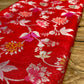 RED COLOUR PURE BANARASI HANDLOOM SILK SAREE EMBELLISHED WITH ZARI WEAVES - Kothari Sons