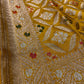 MUSTARD COLOUR PURE BANARASI HANDLOOM SILK SAREE EMBELLISHED WITH ZARI WEAVES - Kothari Sons