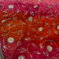 SHADED CHIFFON GOTA PATTI WORK EMBROIDERED SAREE WITH UNSTITCHED BLOUSE - Kothari Sons