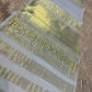 (40 Meters Long) MARATHA HANDLOOM  PAGDI -Pure cotton dyeable fabric with two zari turra palla