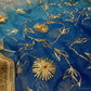 BLUE SHADED CHIFFON GOTA PATTI WORK EMBROIDERED SAREE WITH UNSTITCHED SUIT - Kothari Sons