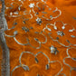 ORANGE SHADED CHIFFON GOTA PATTI WORK EMBROIDERED SAREE WITH UNSTITCHED BLOUSE - Kothari Sons