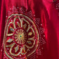 HOT PINK COLOUR GAJJI SILK BANDHANI LEHENGA WITH UNSTITCHED BLOUSE EMBELLISHED WITH GOTA PATTI WORK - Kothari Sons