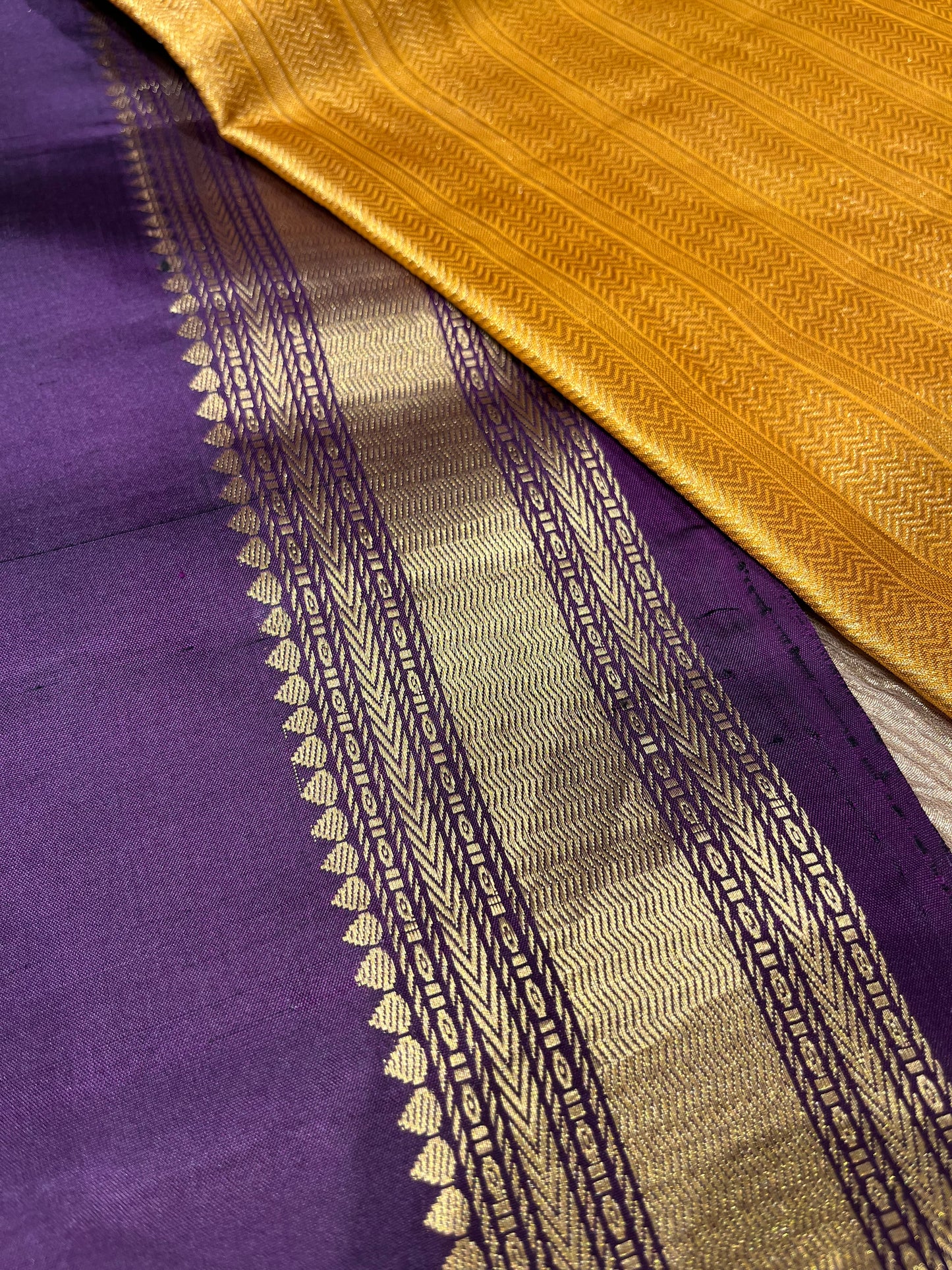 PURPLE COLOUR SILK DHARMAVARAM SAREE