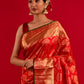 RED COLOUR PURE KANJIVARAM SILK SAREE EMBELLISHED WITH ZARI WEAVEEY25 DAY)Y25