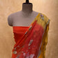 ( DELIVERY IN 25 DAYS ) SHADED CHIFFON HAND EMBROIDERED SAREE EMBELLISHED WITH SEQUINS & AARI WORK