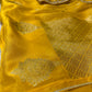 YELLOW DOLA TISSUE SILK SAREE WITH PEARL & CUTDANA EMBELLISHED READYMADE BLOUSE